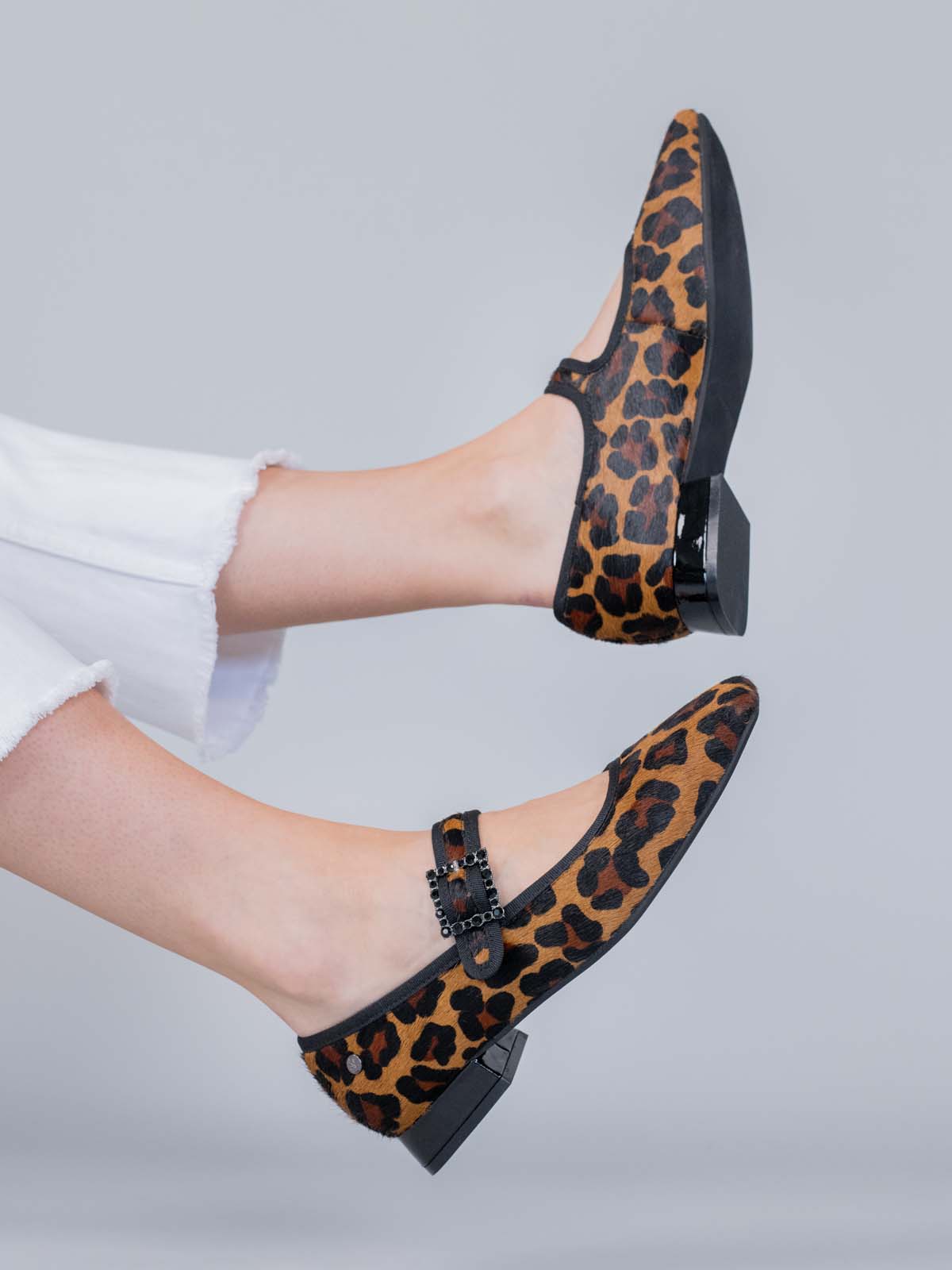 Zapato Cuero Mujer Hally Animal Print Hush Puppies