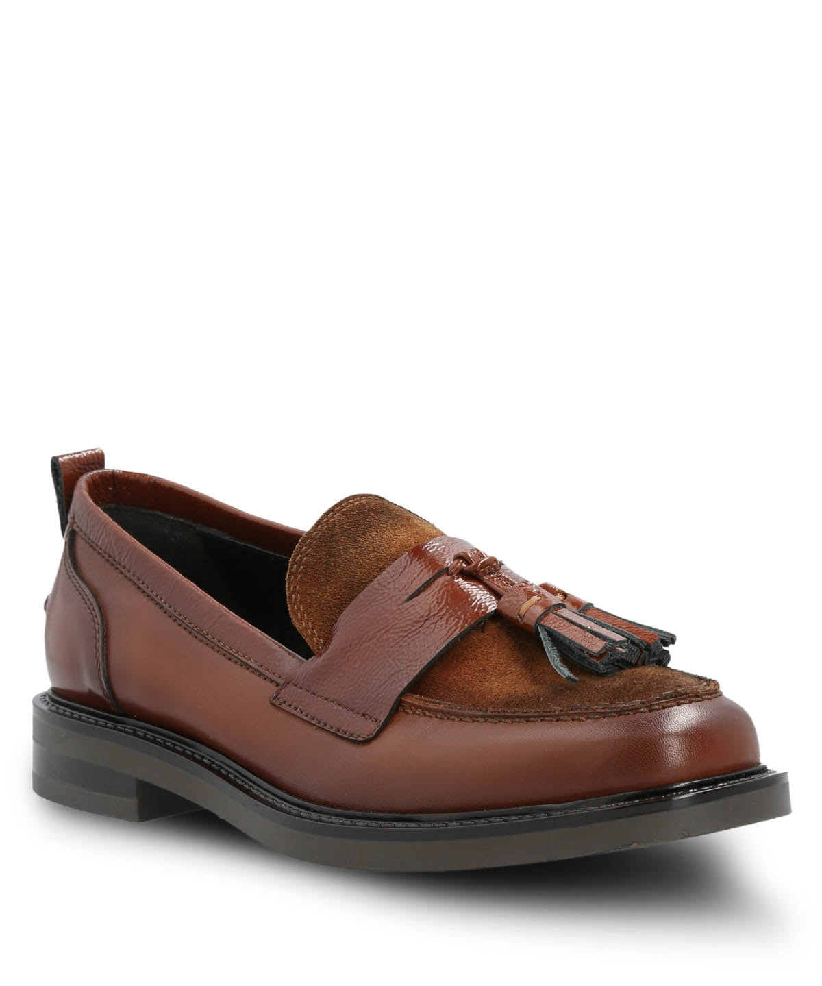 Mocasin Italiano Cuero Wyatt Mujer Café Hush Puppies