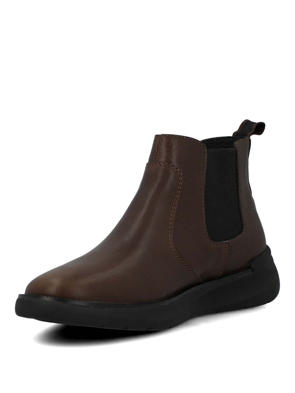 Botin Cuero Mujer Flora Café
