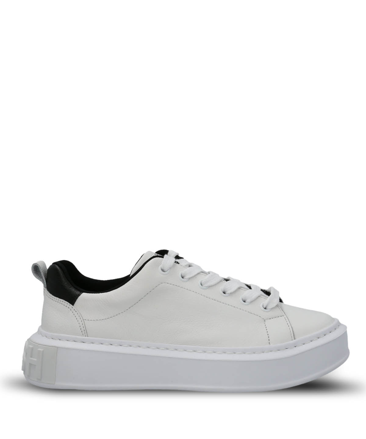 Zapatilla Cuero Mujer Badajoz Blanca
