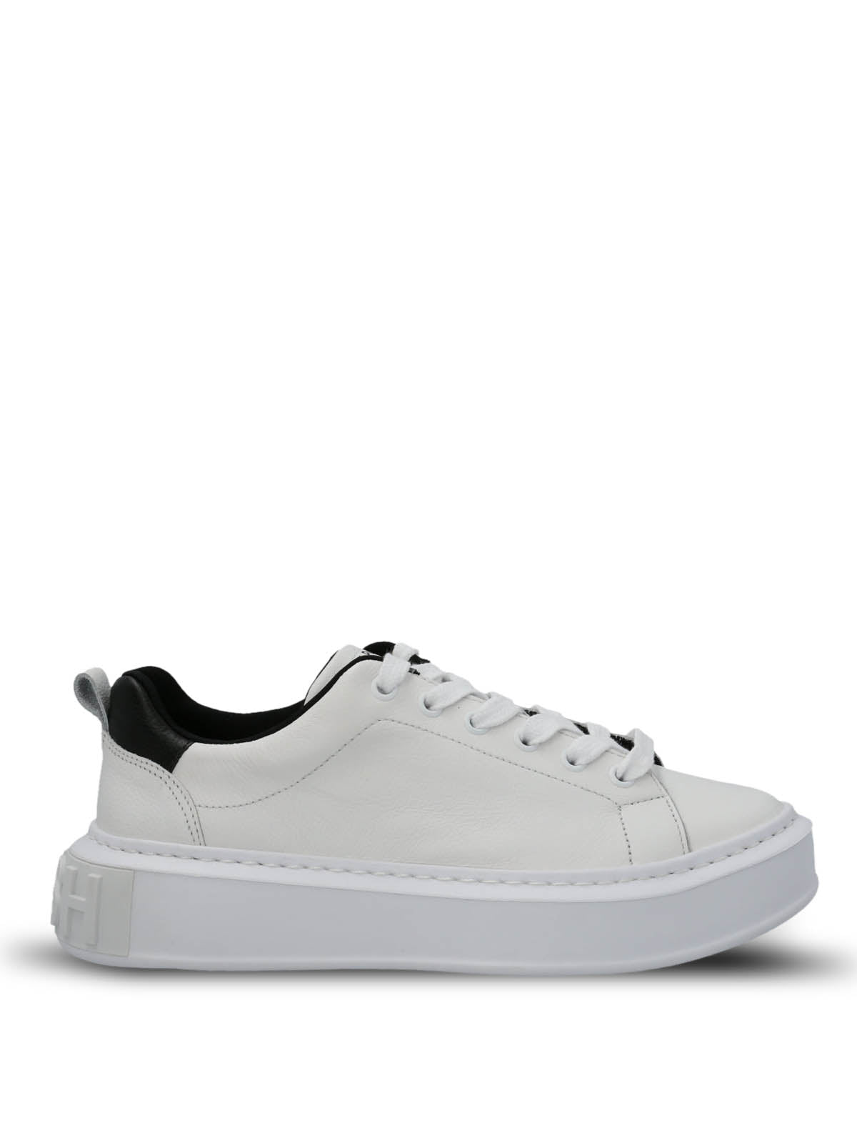 Zapatilla Cuero Mujer Badajoz Blanca