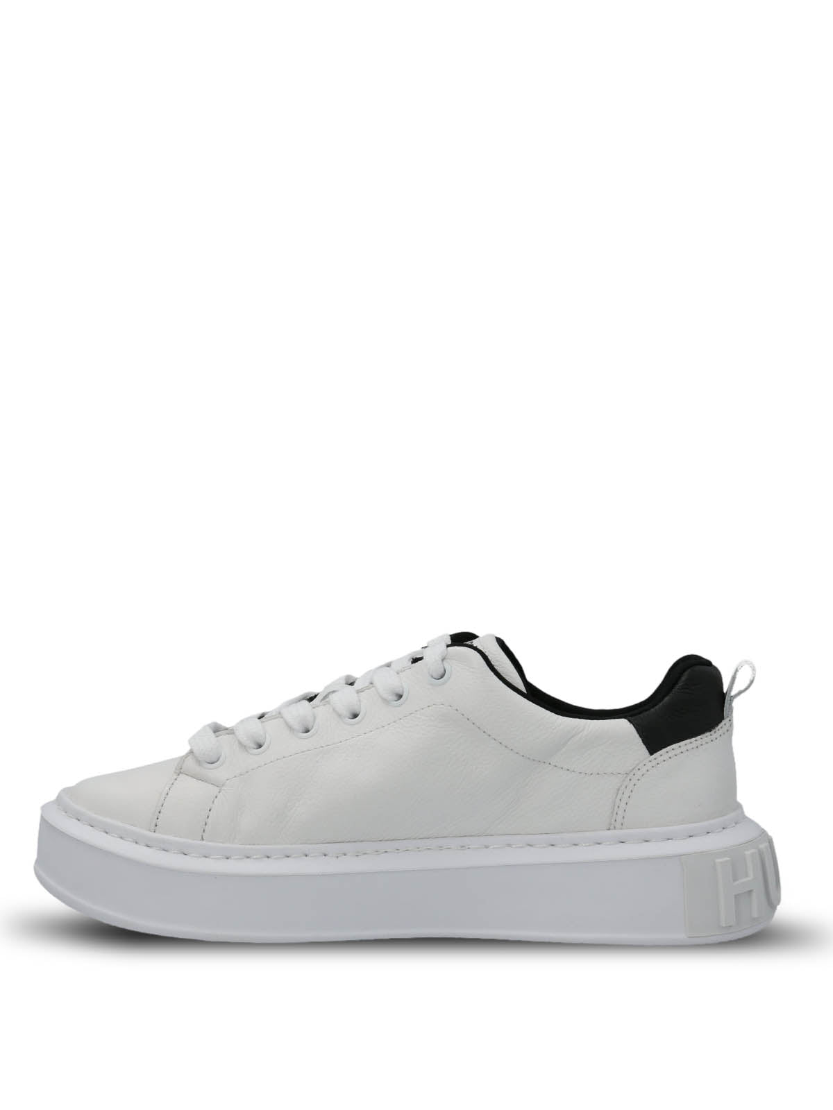Zapatilla Cuero Mujer Badajoz Blanca