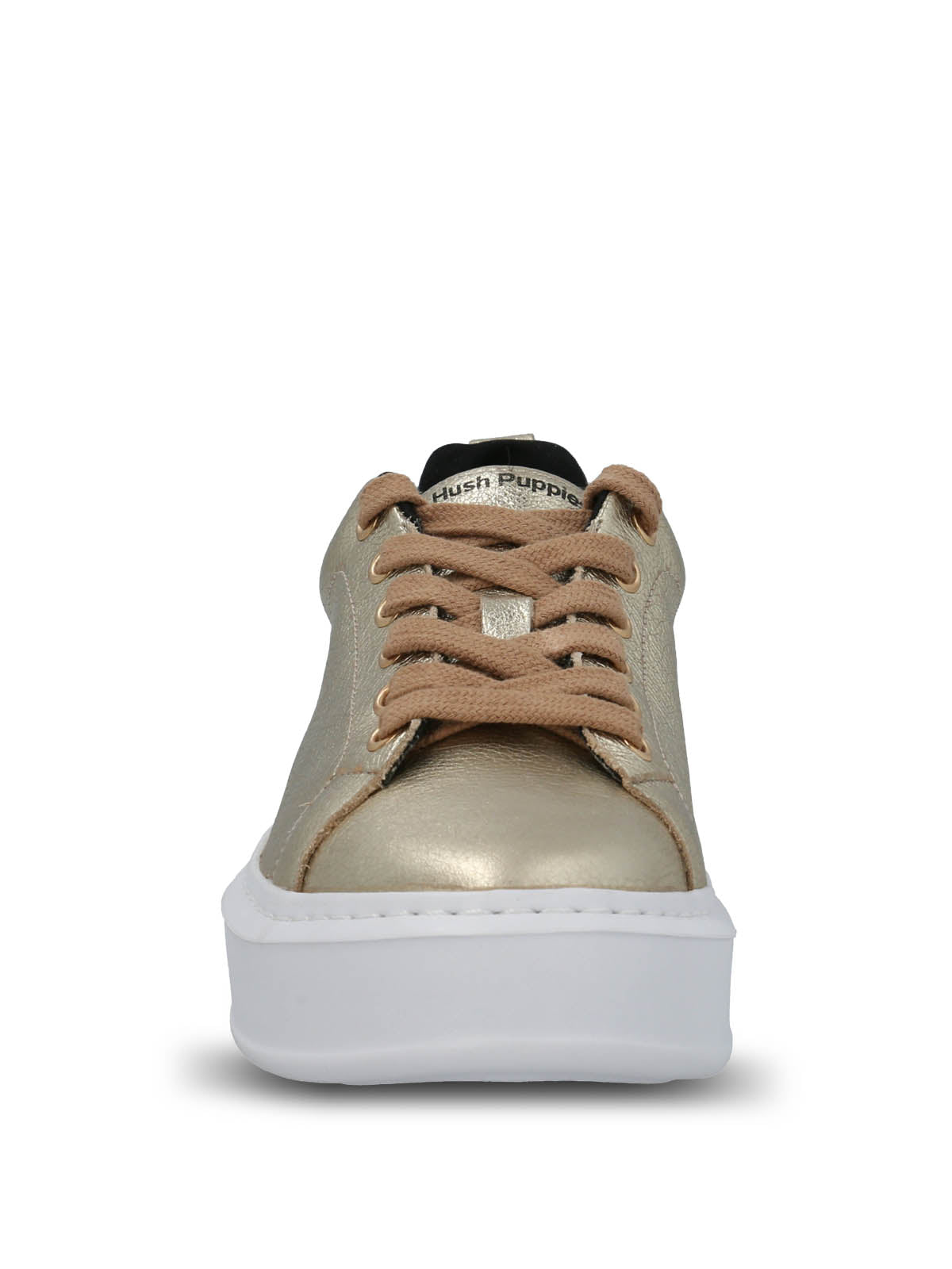 Zapatilla Cuero Mujer Badajoz Dorada