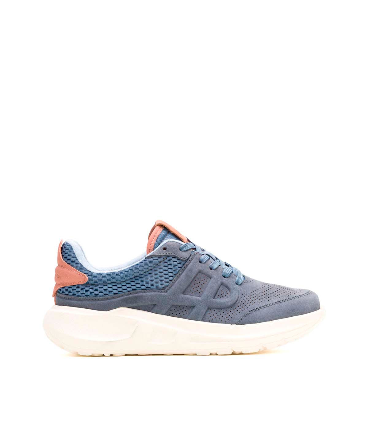 Zapatilla Cuero Mujer Seventy8 Lthr Runner Azul Hush