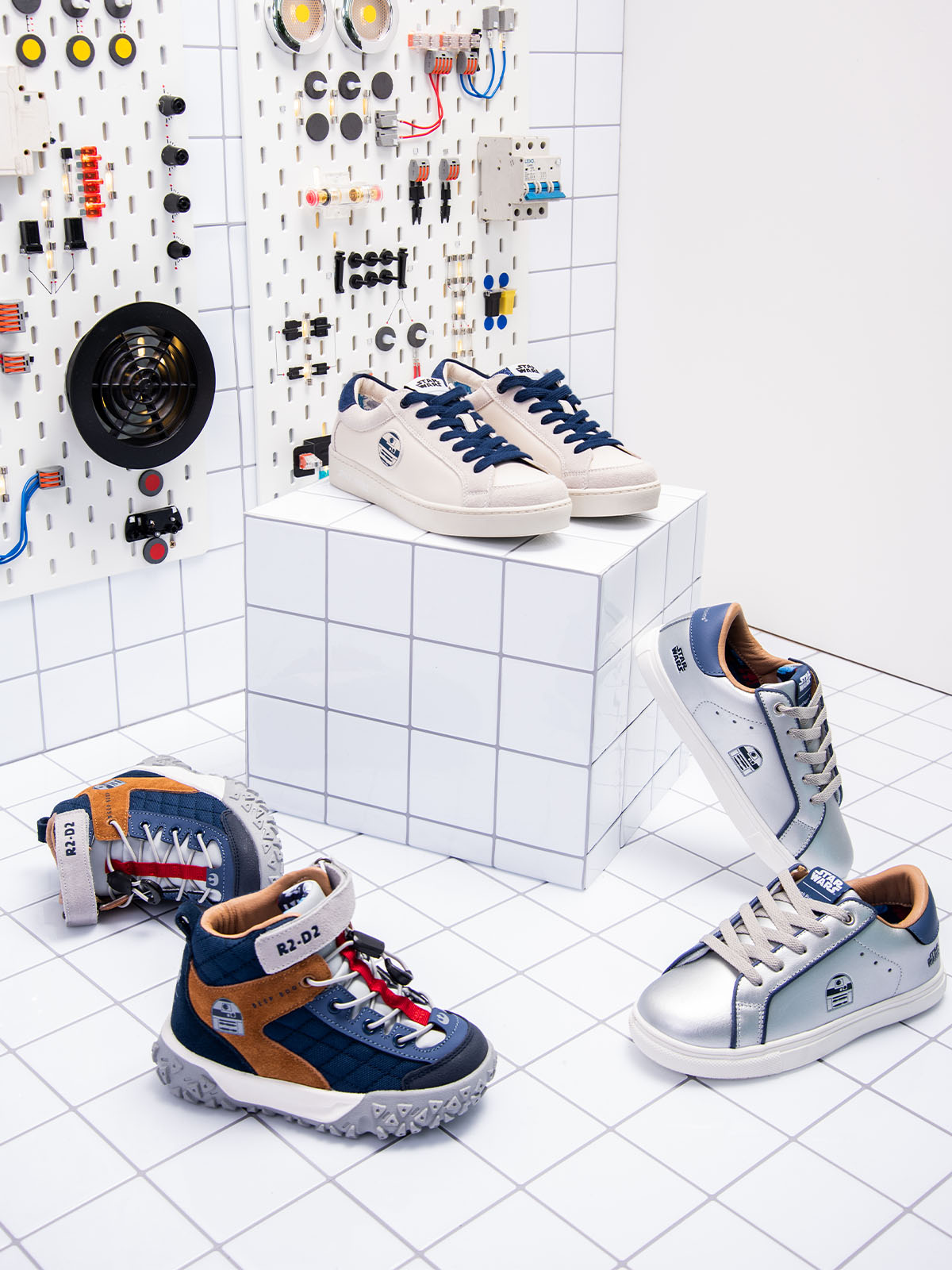 Zapatilla Mujer Star Wars R2-D2 Blanco | Hush Puppies