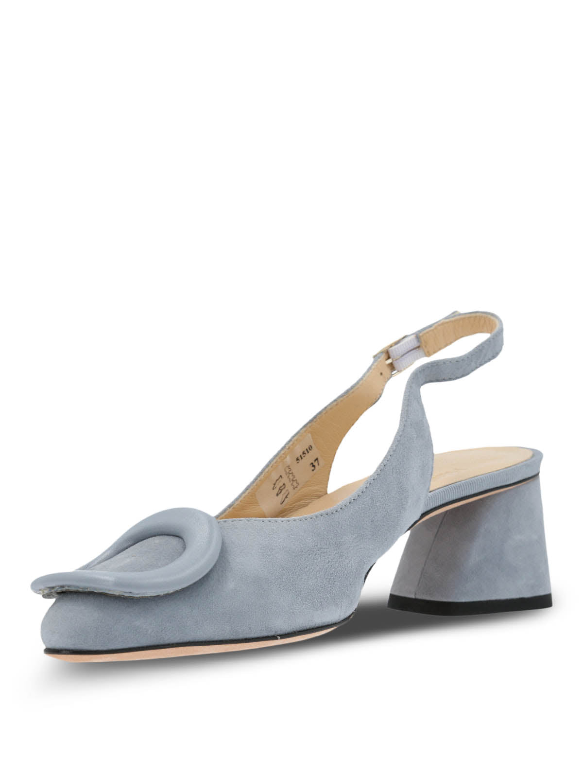 Zapato Brunate Mujer Cuero Predosa Celeste Hush Puppies