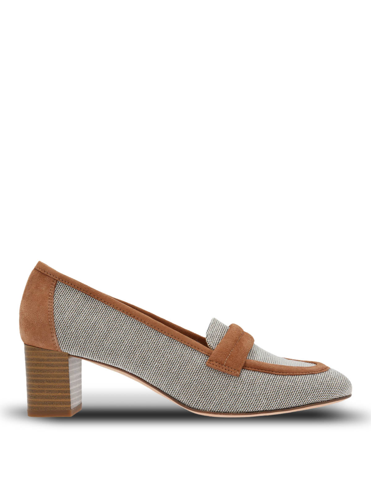 Zapato Brunate Mujer Cuero Lazzaro Café Hush Puppies