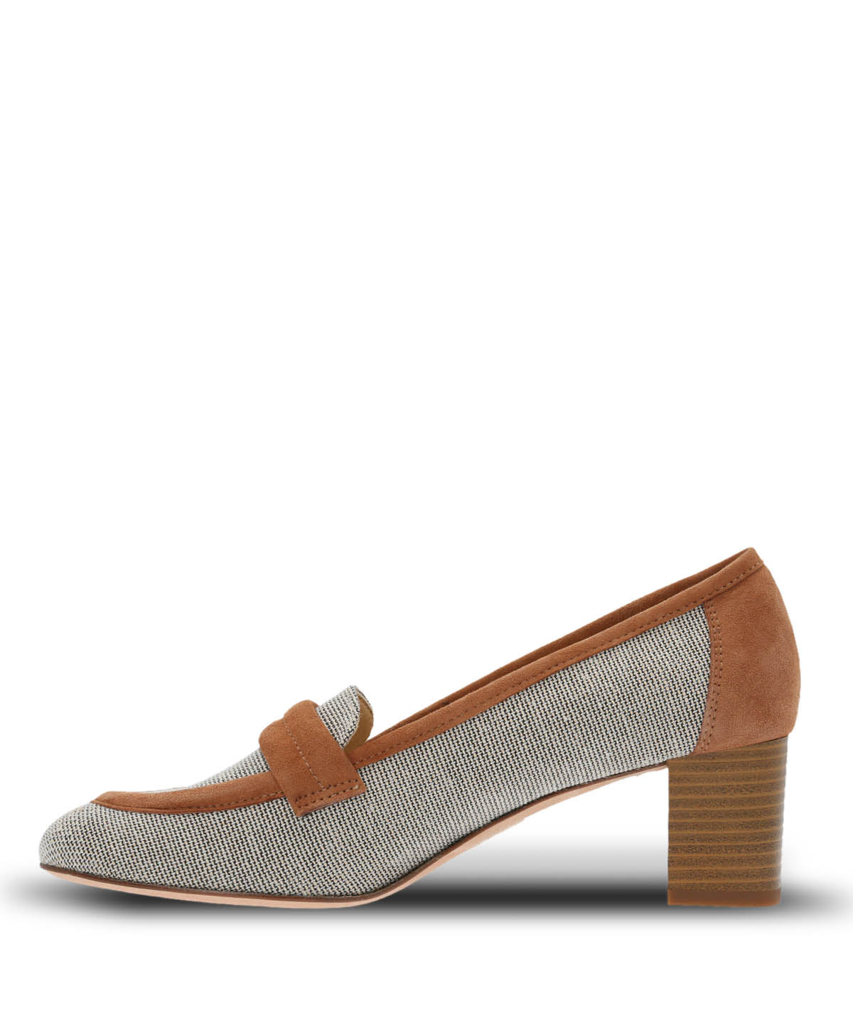 Zapato Brunate Mujer Cuero Lazzaro Café Hush Puppies