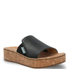 Sandalia Cuero Mujer Corla Negra Hush Puppies