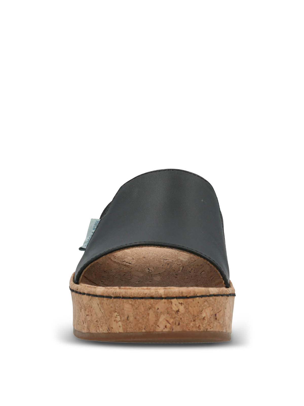Sandalia Cuero Mujer Corla Negra Hush Puppies