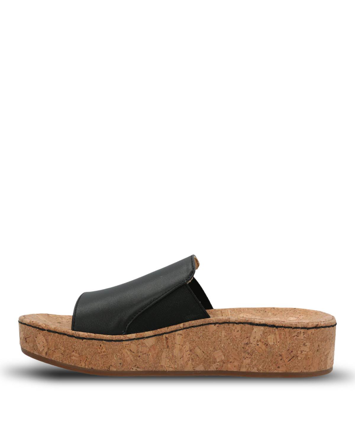 Sandalia Cuero Mujer Corla Negra Hush Puppies