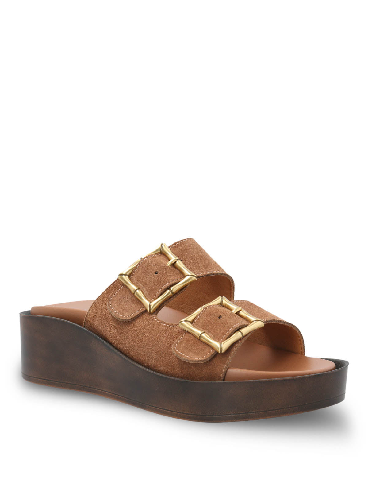 Sandalia Cuero Mujer Tabitha Café Hush Puppies