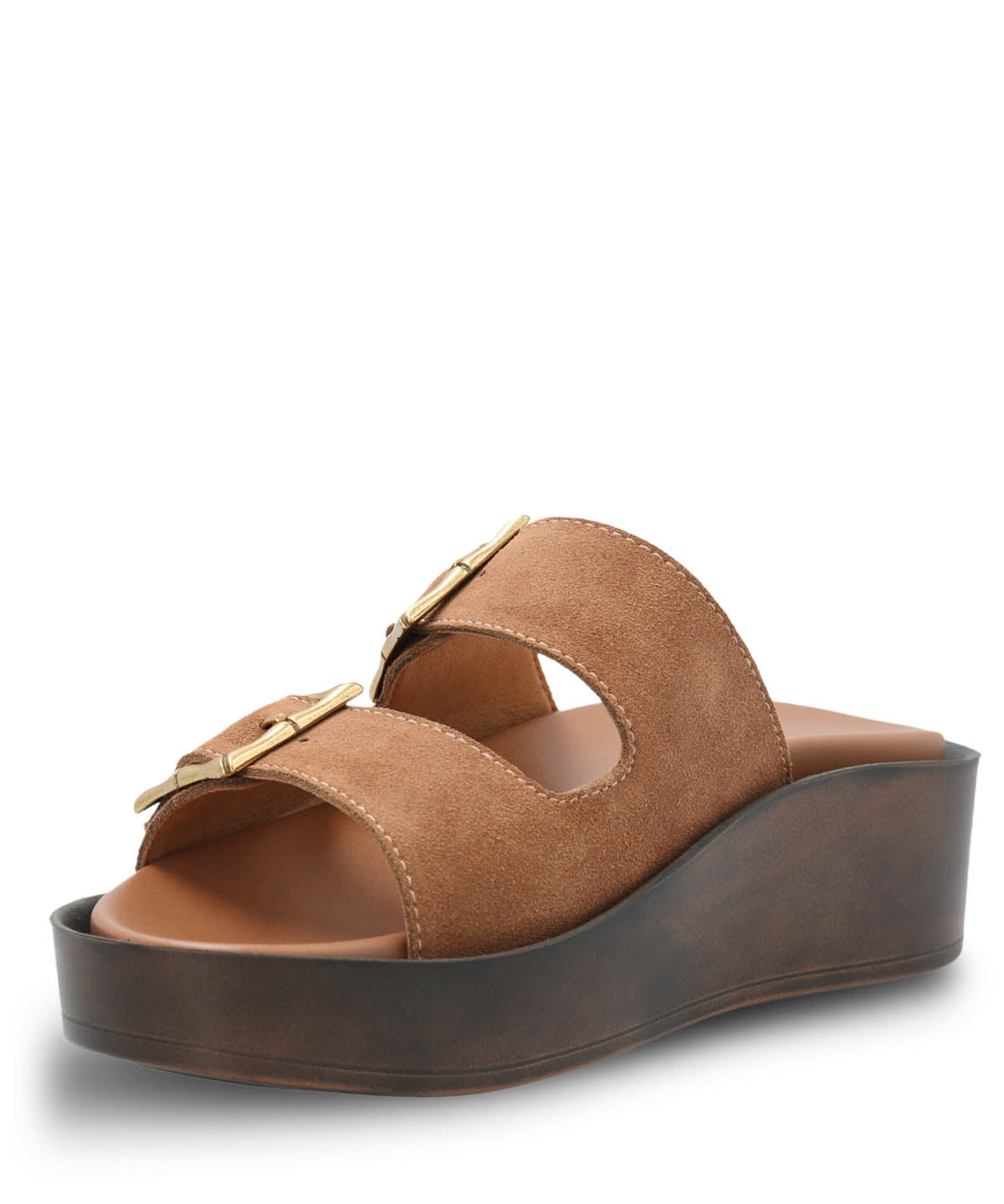 Sandalia Cuero Mujer Tabitha Café Hush Puppies