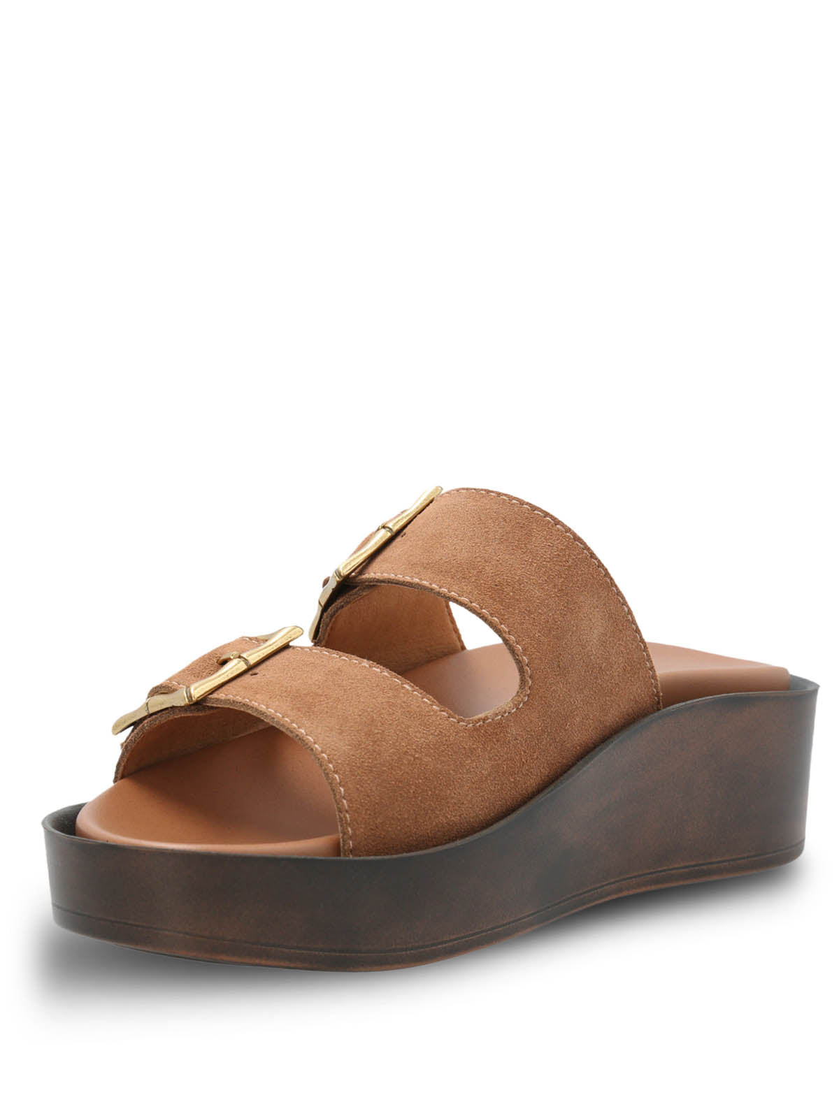Sandalia Cuero Mujer Tabitha Café Hush Puppies
