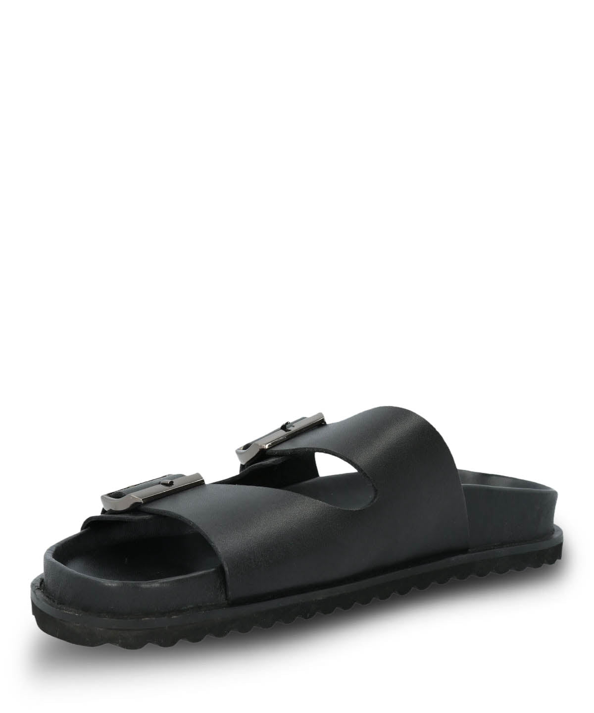 Sandalia Cuero Mujer Varana Negra Hush Puppies | Hush Puppies