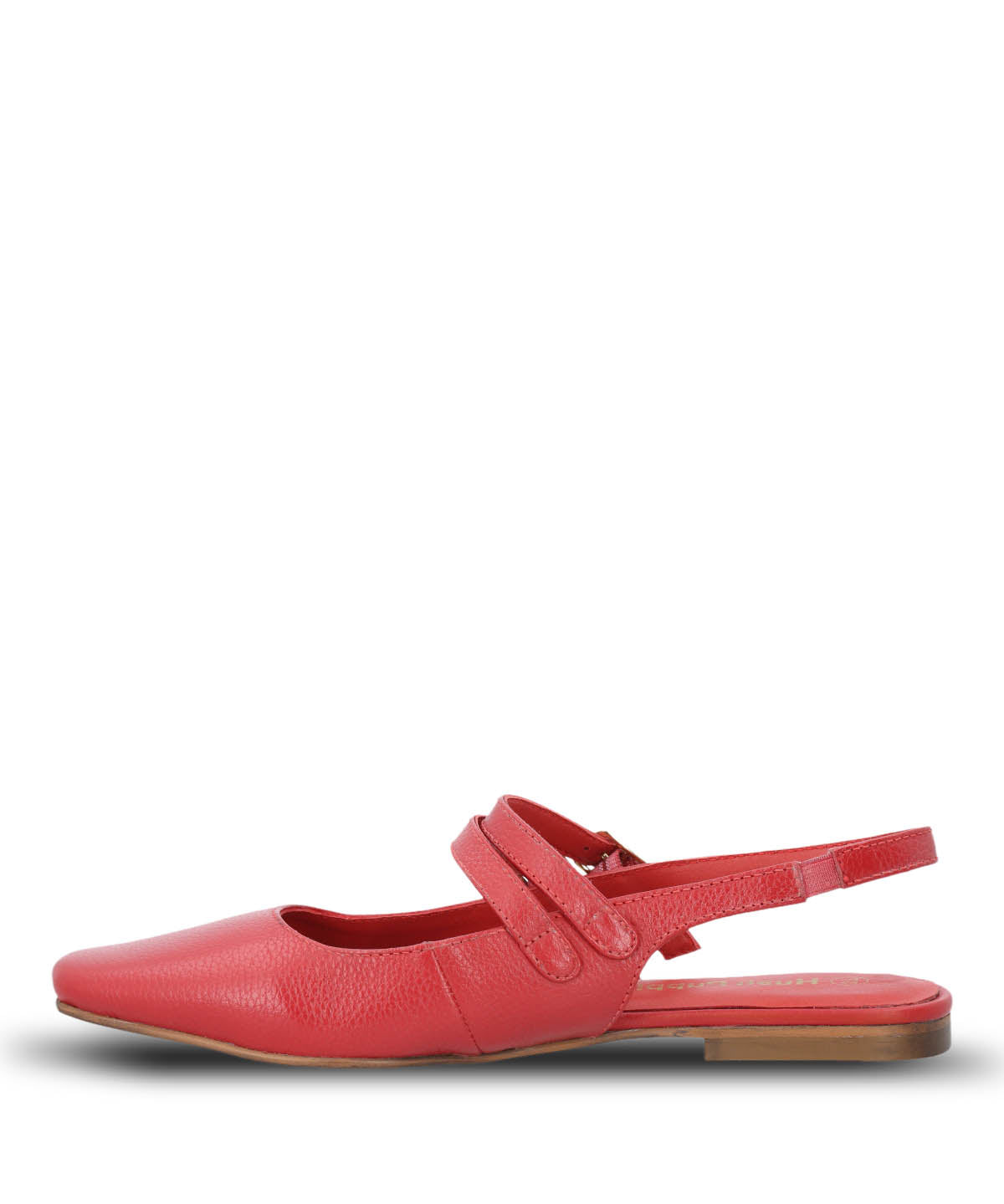 Ballerina Cuero Mujer Clementine Roja Hush Puppies