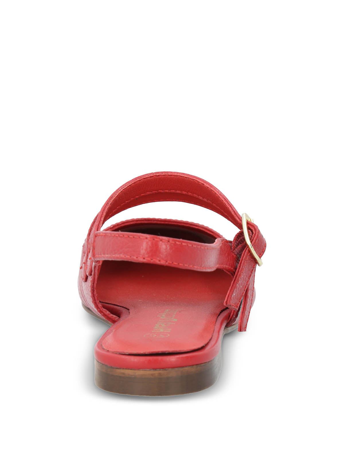 Ballerina Cuero Mujer Clementine Roja Hush Puppies