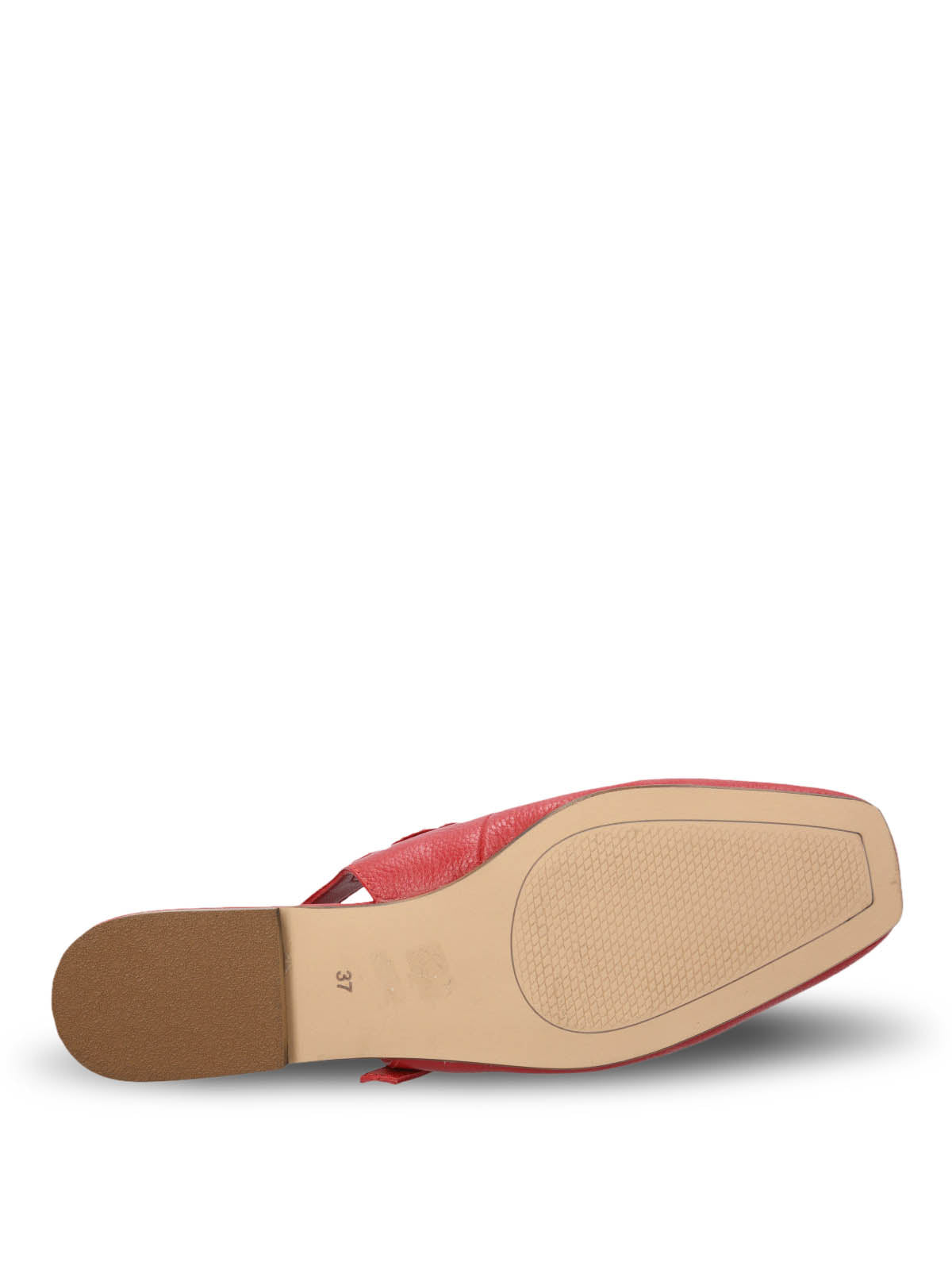 Ballerina Cuero Mujer Clementine Roja Hush Puppies