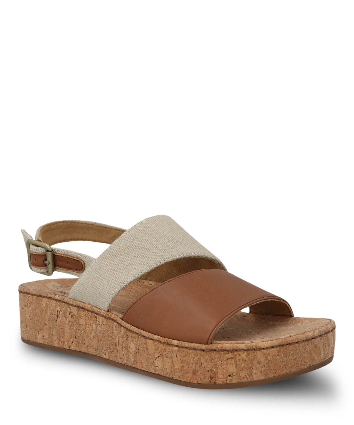 Sandalia Cuero Mujer Lucille Café Hush Puppies