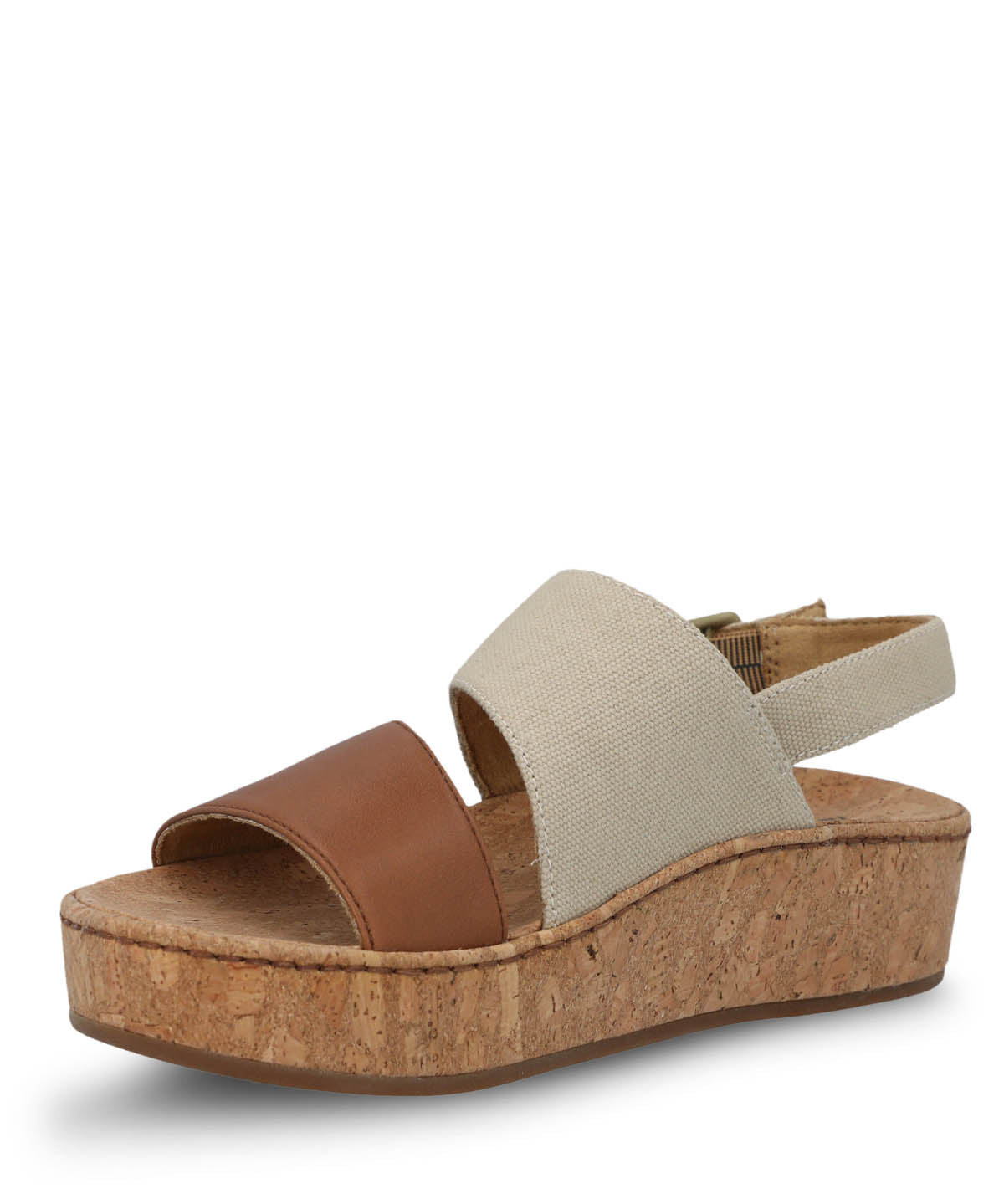 Sandalia Cuero Mujer Lucille Café Hush Puppies