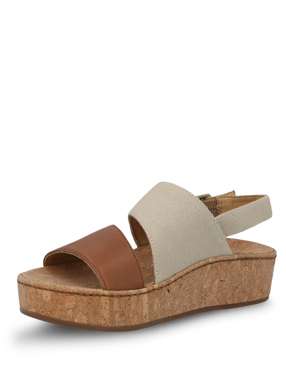 Sandalia Cuero Mujer Lucille Café Hush Puppies