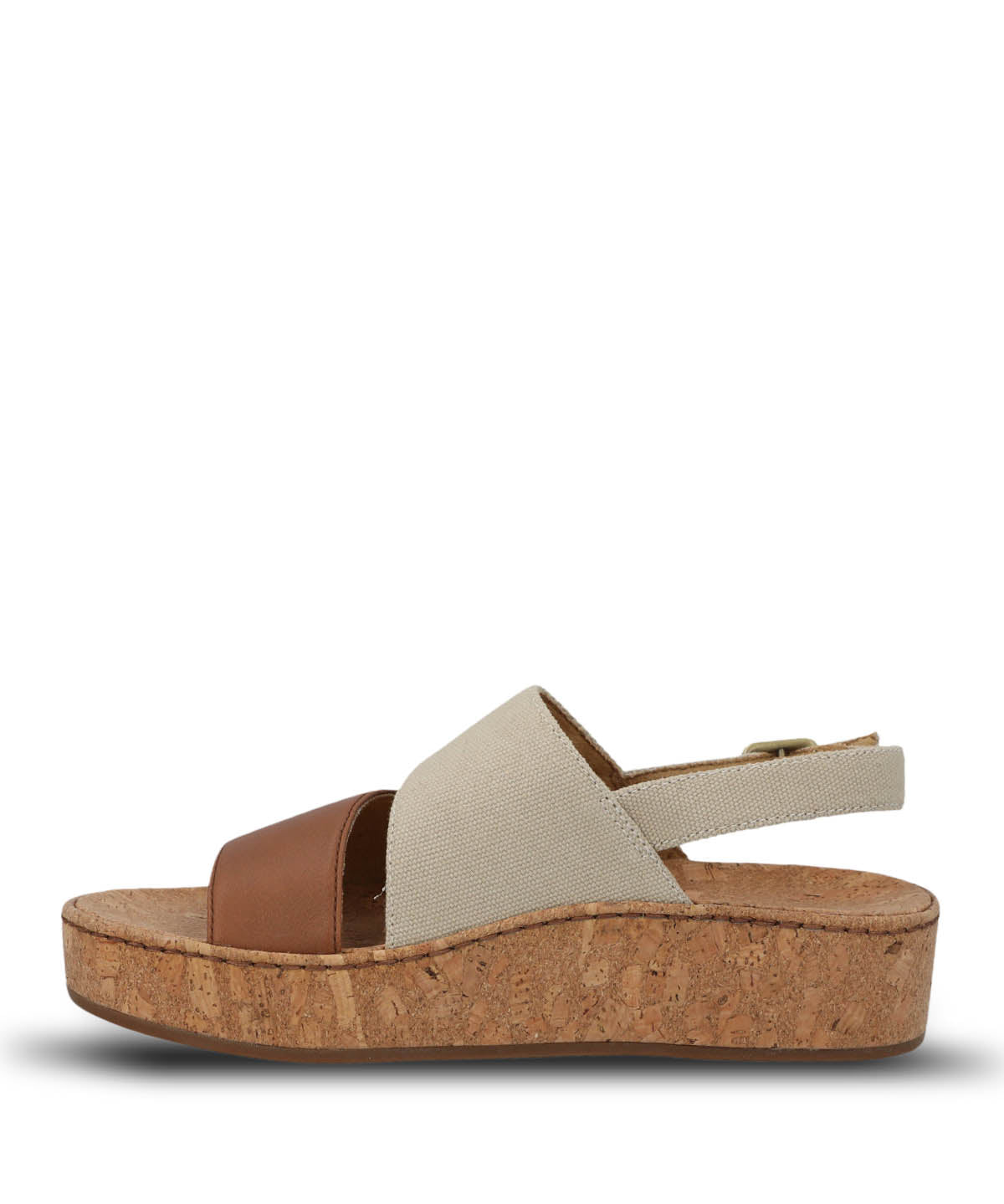 Sandalia Cuero Mujer Lucille Café Hush Puppies
