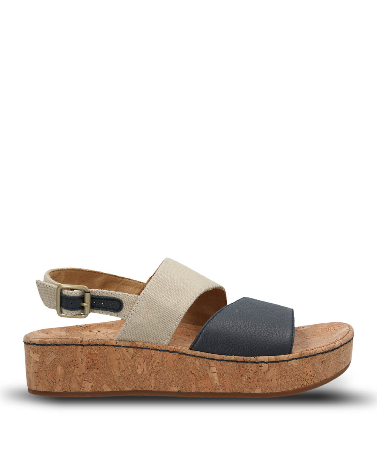 Sandalia Cuero Mujer Lucille Azul Hush Puppies | Hush Puppies