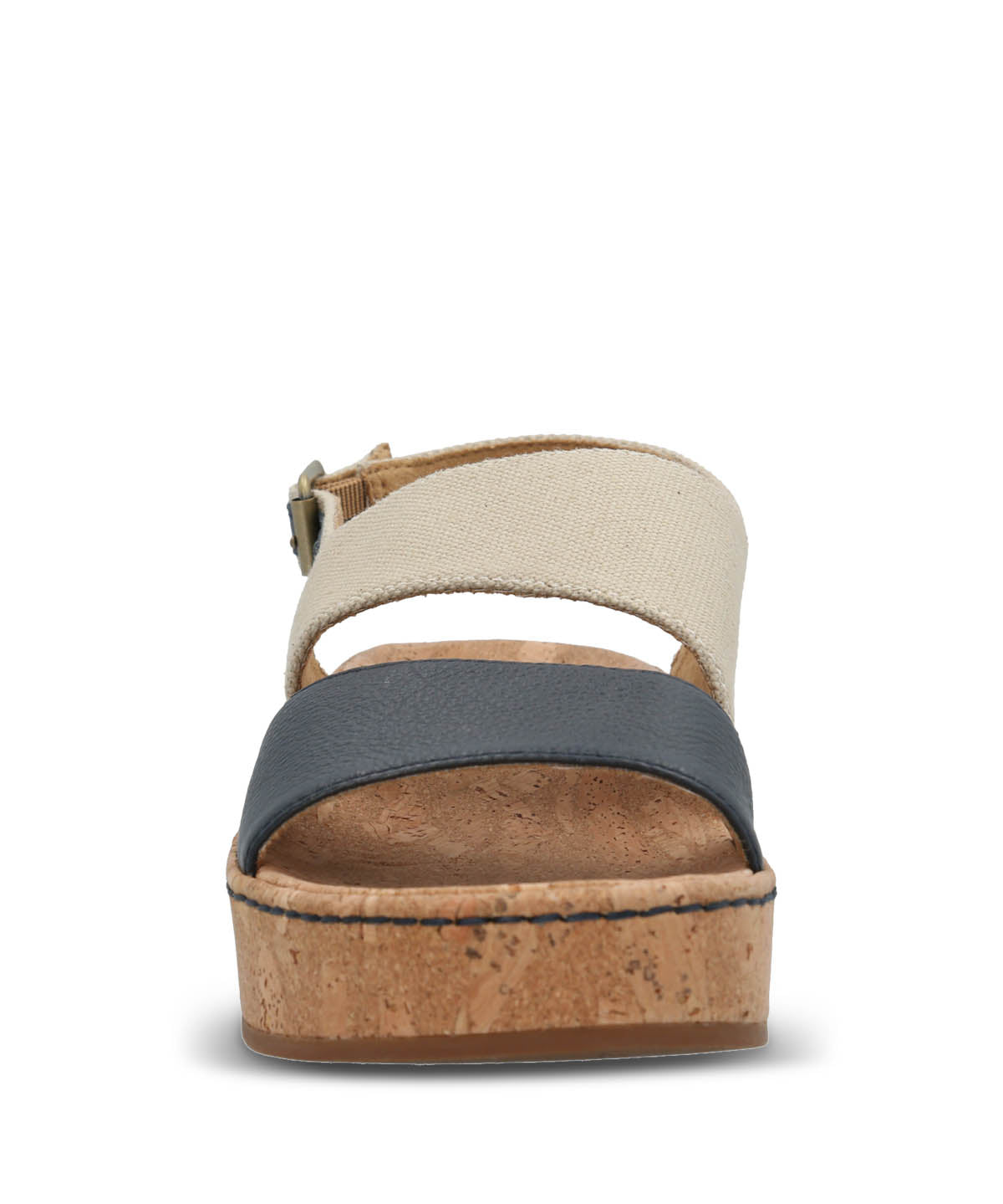 Sandalia Cuero Mujer Lucille Azul Hush Puppies | Hush Puppies