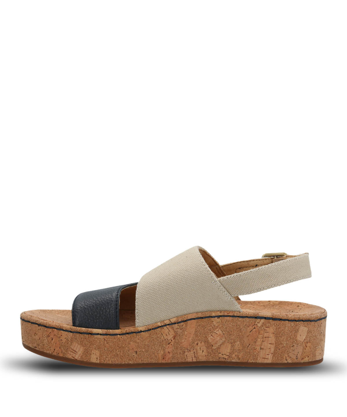 Sandalia Cuero Mujer Lucille Azul Hush Puppies | Hush Puppies