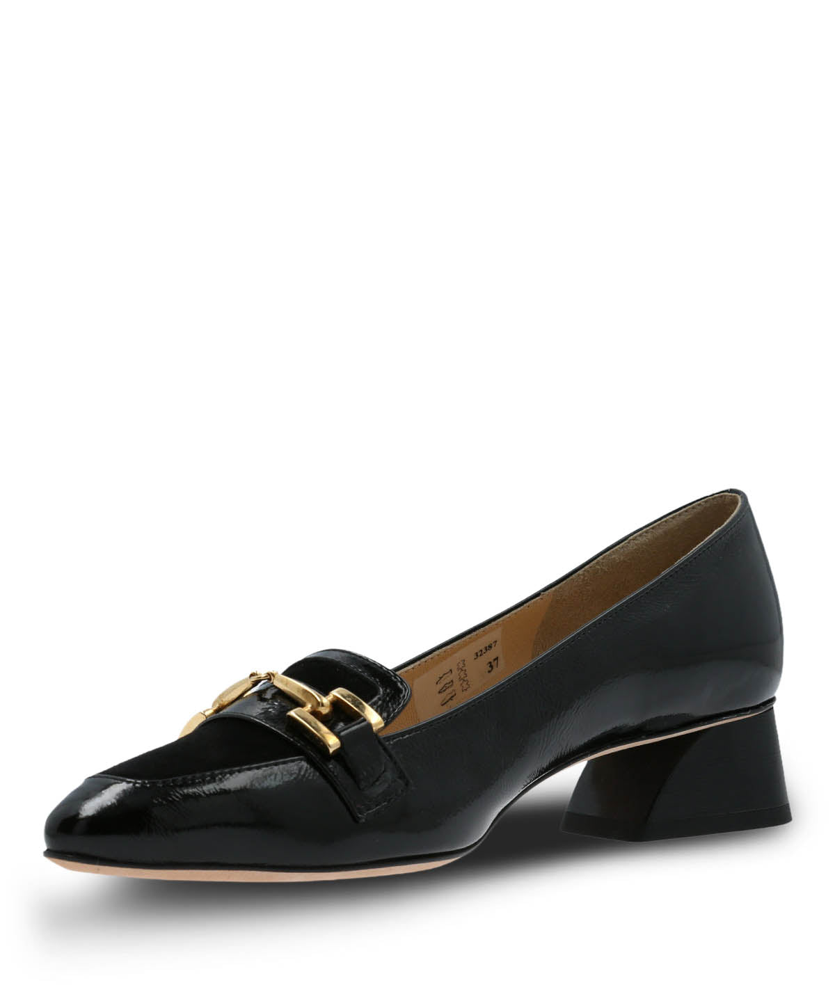 Zapato Brunate Mujer Cuero Bazzano Negro Hush Puppies