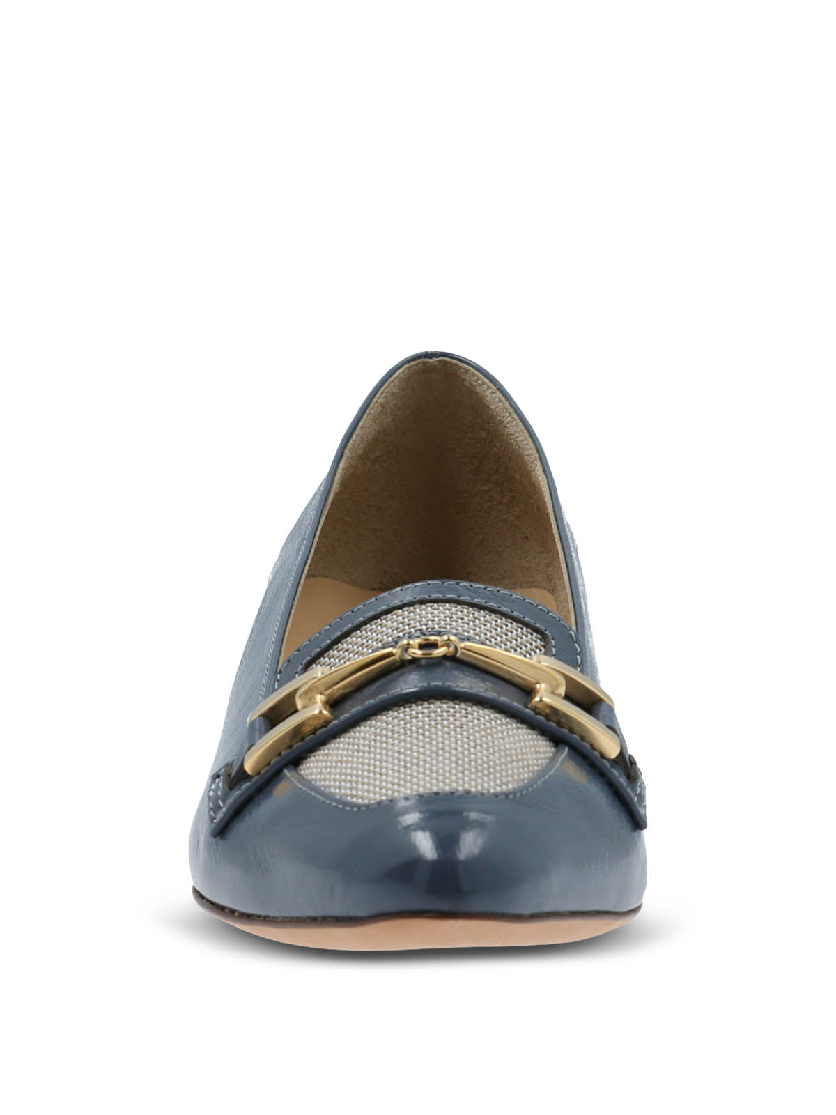 Zapato Brunate Mujer Cuero Bazzano Azul Hush Puppies
