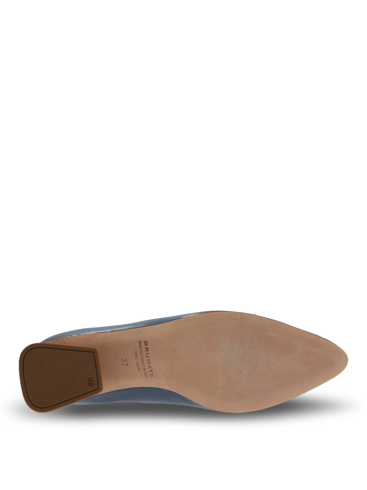 Zapato Brunate Mujer Cuero Bazzano Azul Hush Puppies