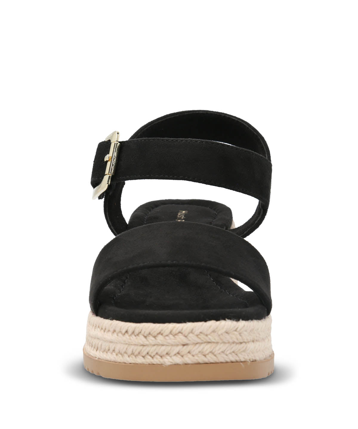 Sandalia Cuero Mujer Lili Negra Hush Puppies