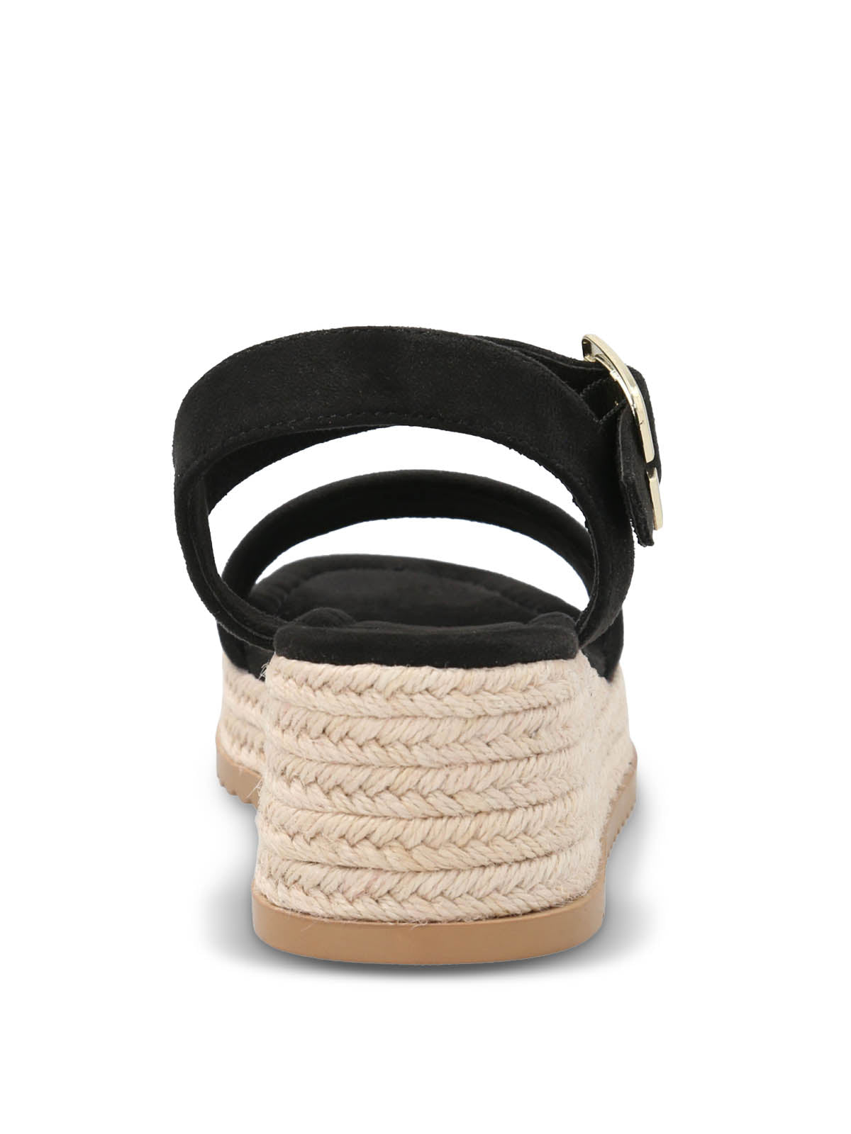 Sandalia Cuero Mujer Lili Negra Hush Puppies