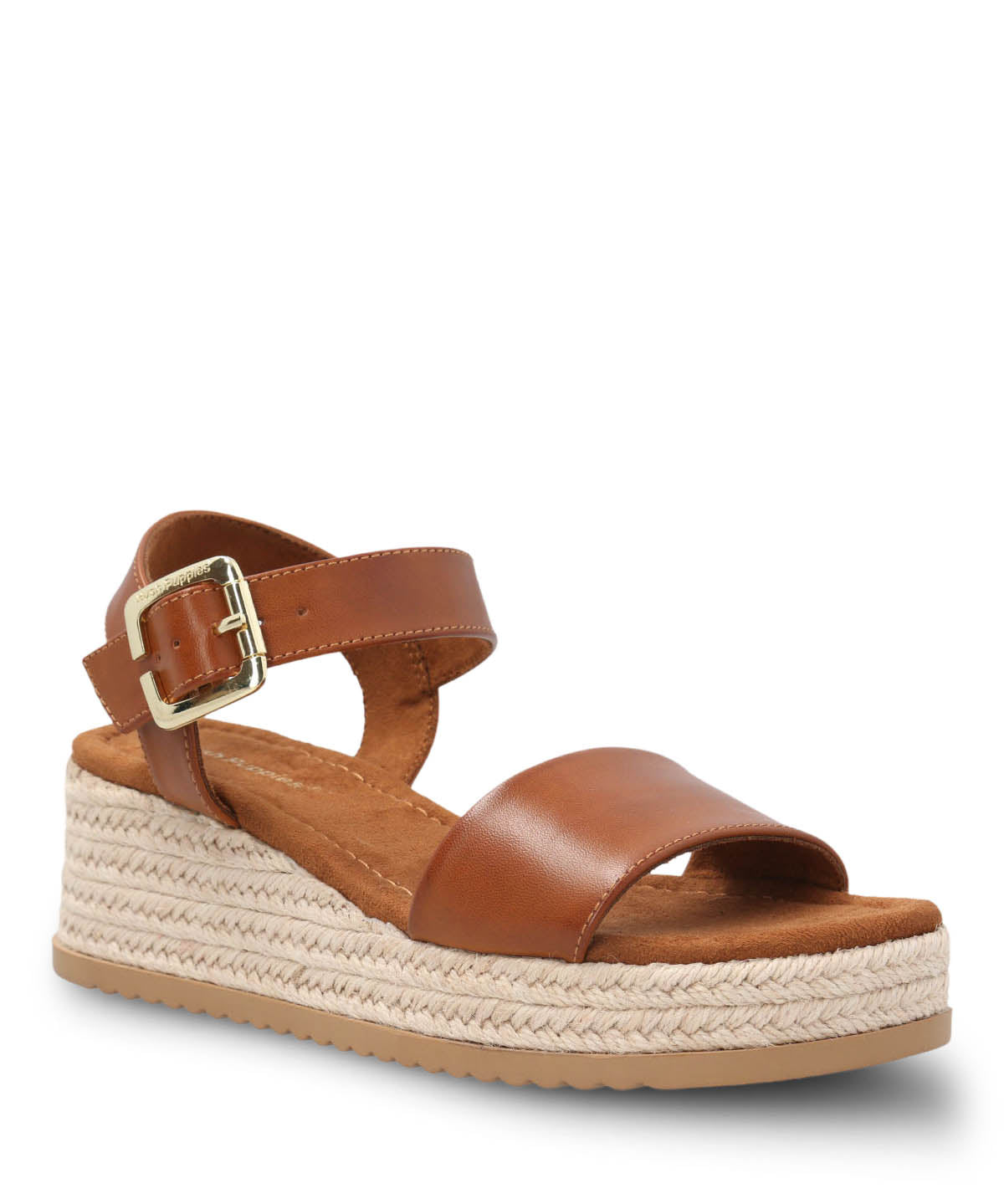Sandalia Cuero Mujer Lili Cafa Hush Puppies