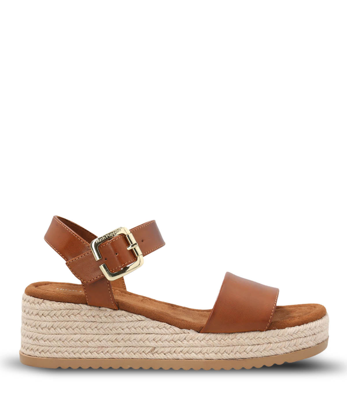 Sandalia Cuero Mujer Lili Cafa Hush Puppies