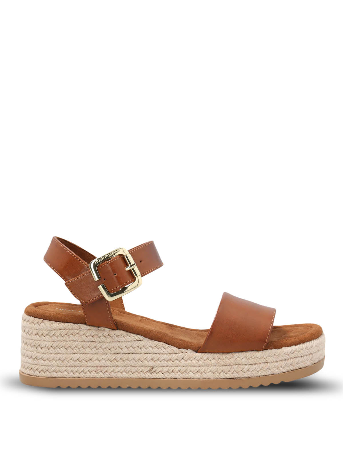 Sandalia Cuero Mujer Lili Cafa Hush Puppies