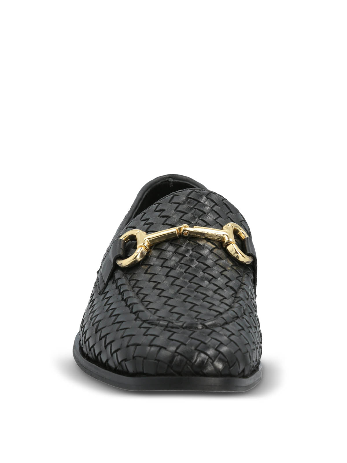 Mocasin Cuero Mujer Feels Negro Hush Puppies