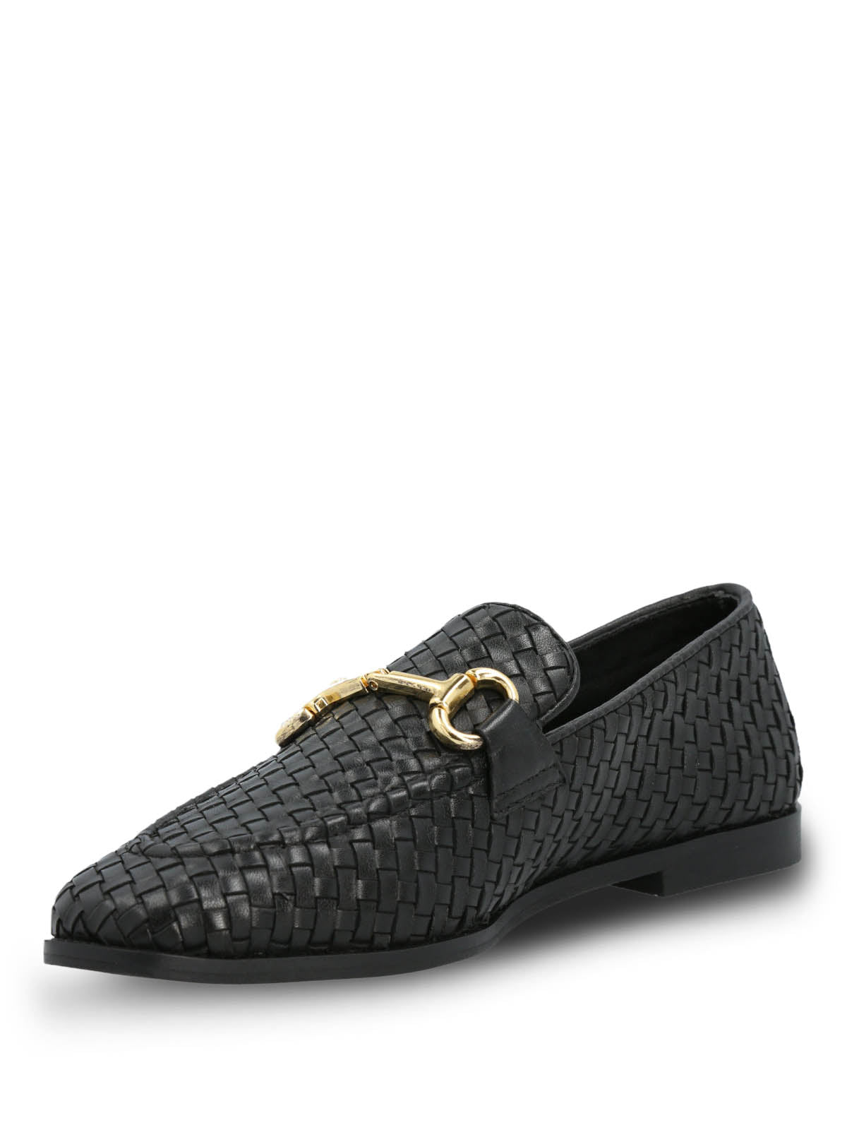 Mocasin Cuero Mujer Feels Negro Hush Puppies