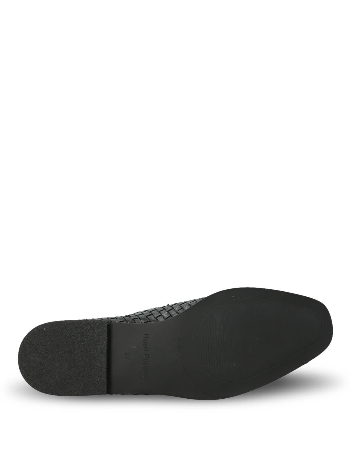 Mocasin Cuero Mujer Feels Negro Hush Puppies