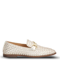 Mocasin Cuero Mujer Feels Metalizado Hush Puppies | Hush Puppies