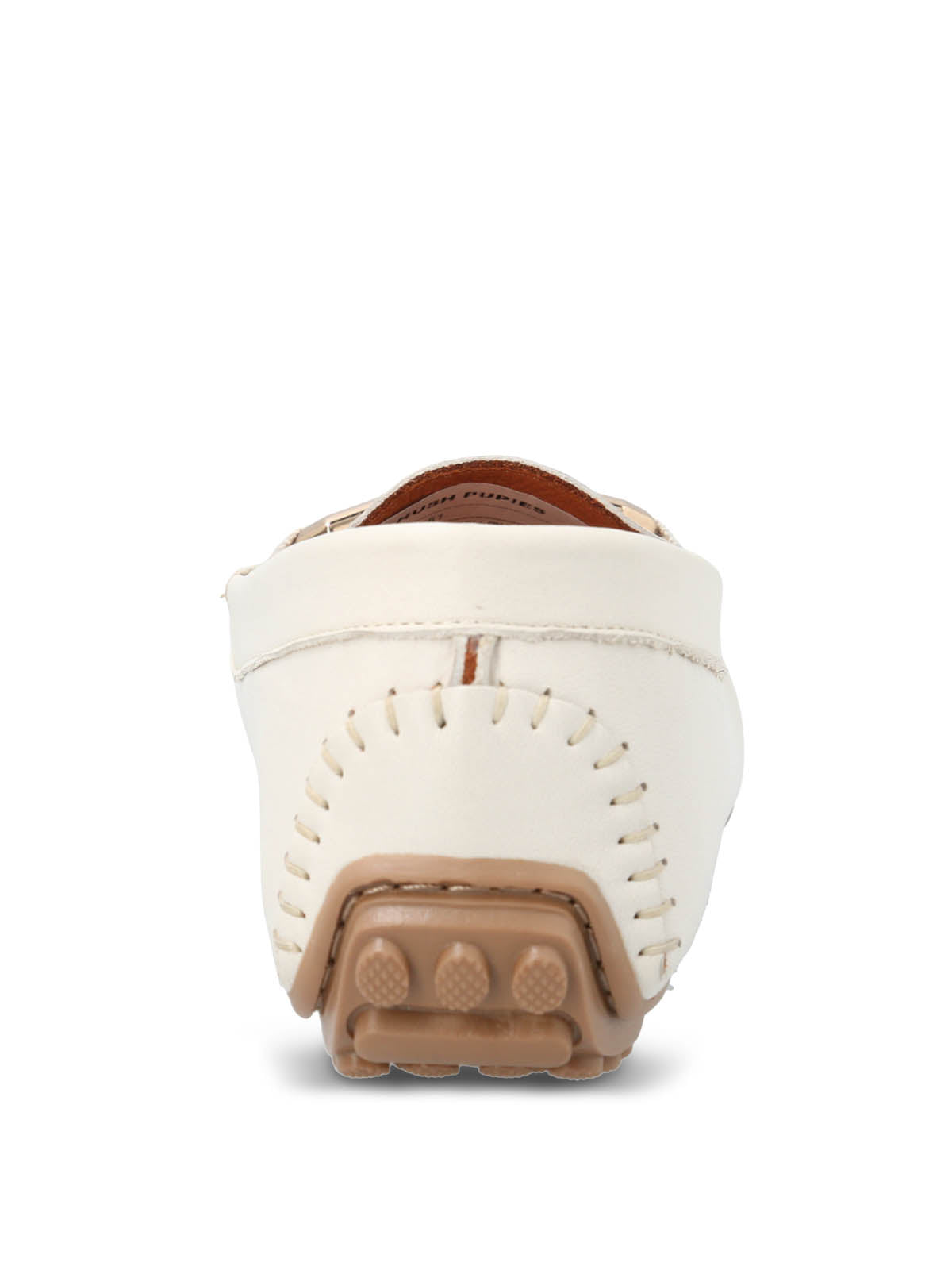 Mocasin Cuero Mujer Rodeo Blanco Hush Puppies | Hush Puppies