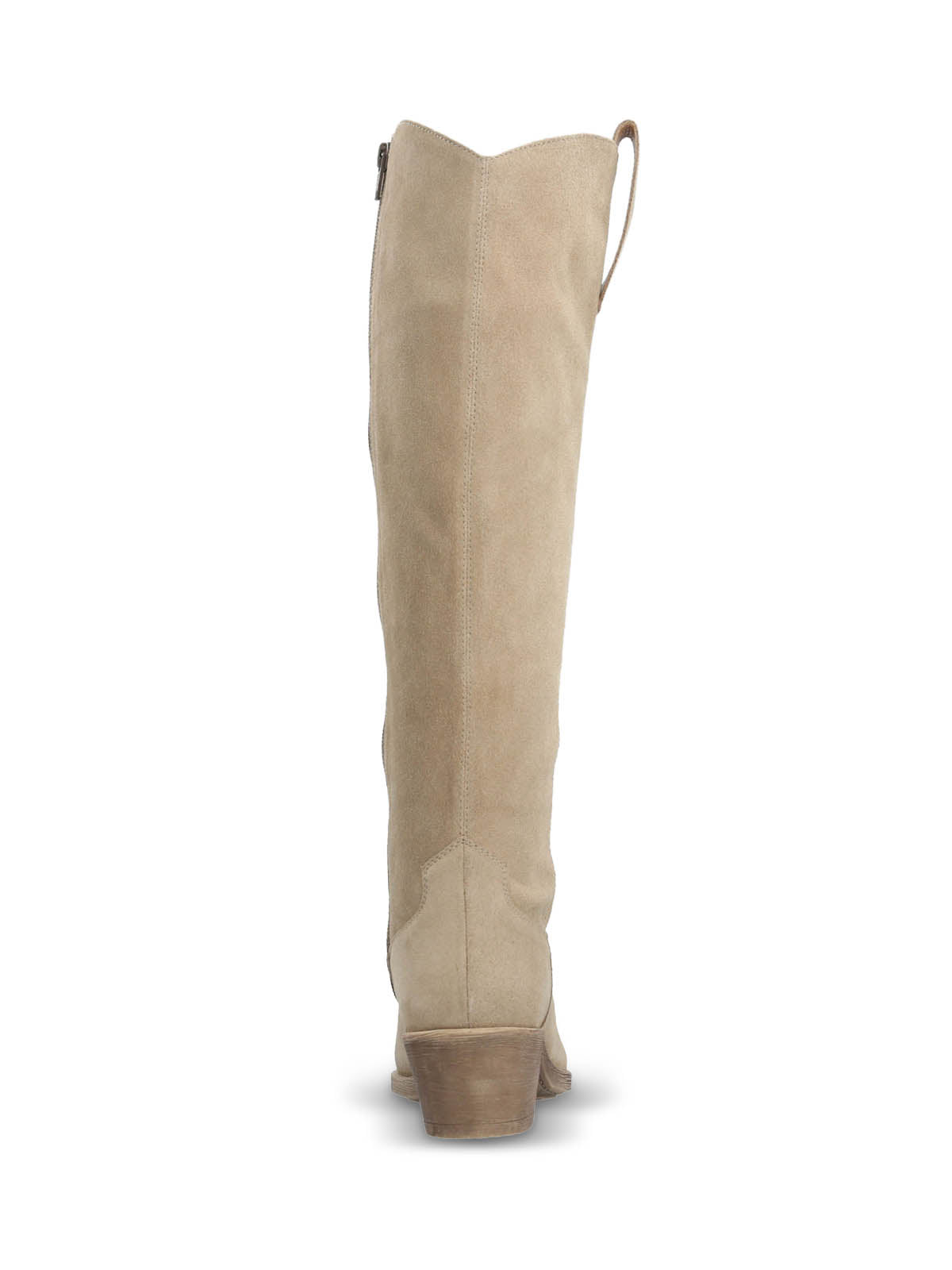 Bota Vaquera Mujer Cuero Andorra Beige Hush Puppies | Hush Puppies