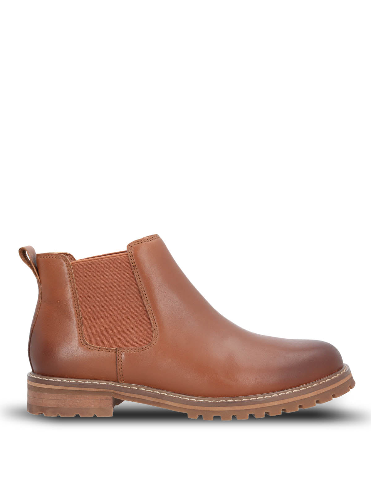 Botin Cuero Mujer Leri Chelsea Café Hush Puppies