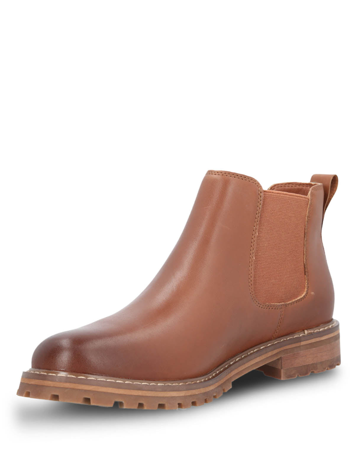 Botin Cuero Mujer Leri Chelsea Café Hush Puppies