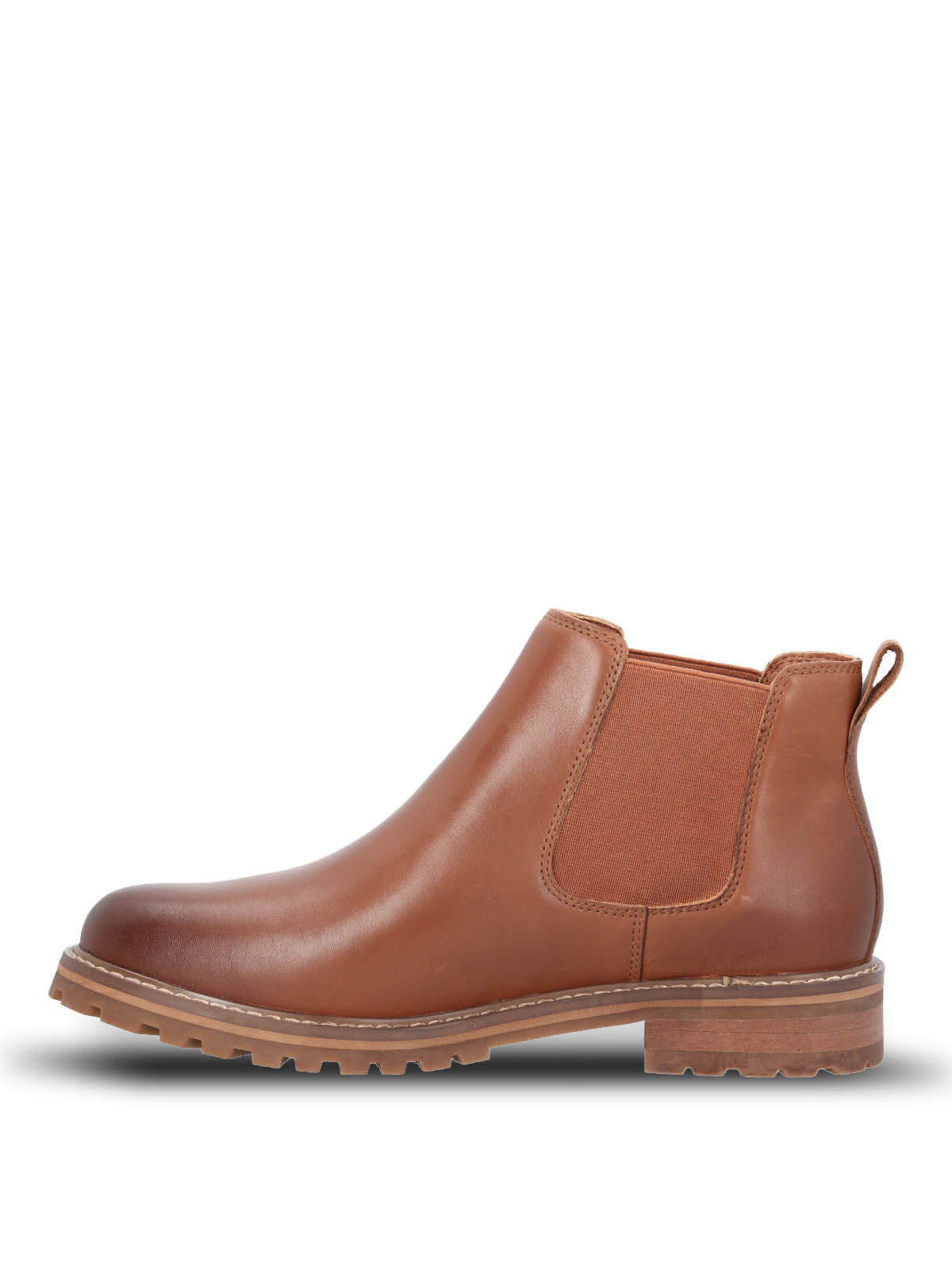 Botin Cuero Mujer Leri Chelsea Café Hush Puppies