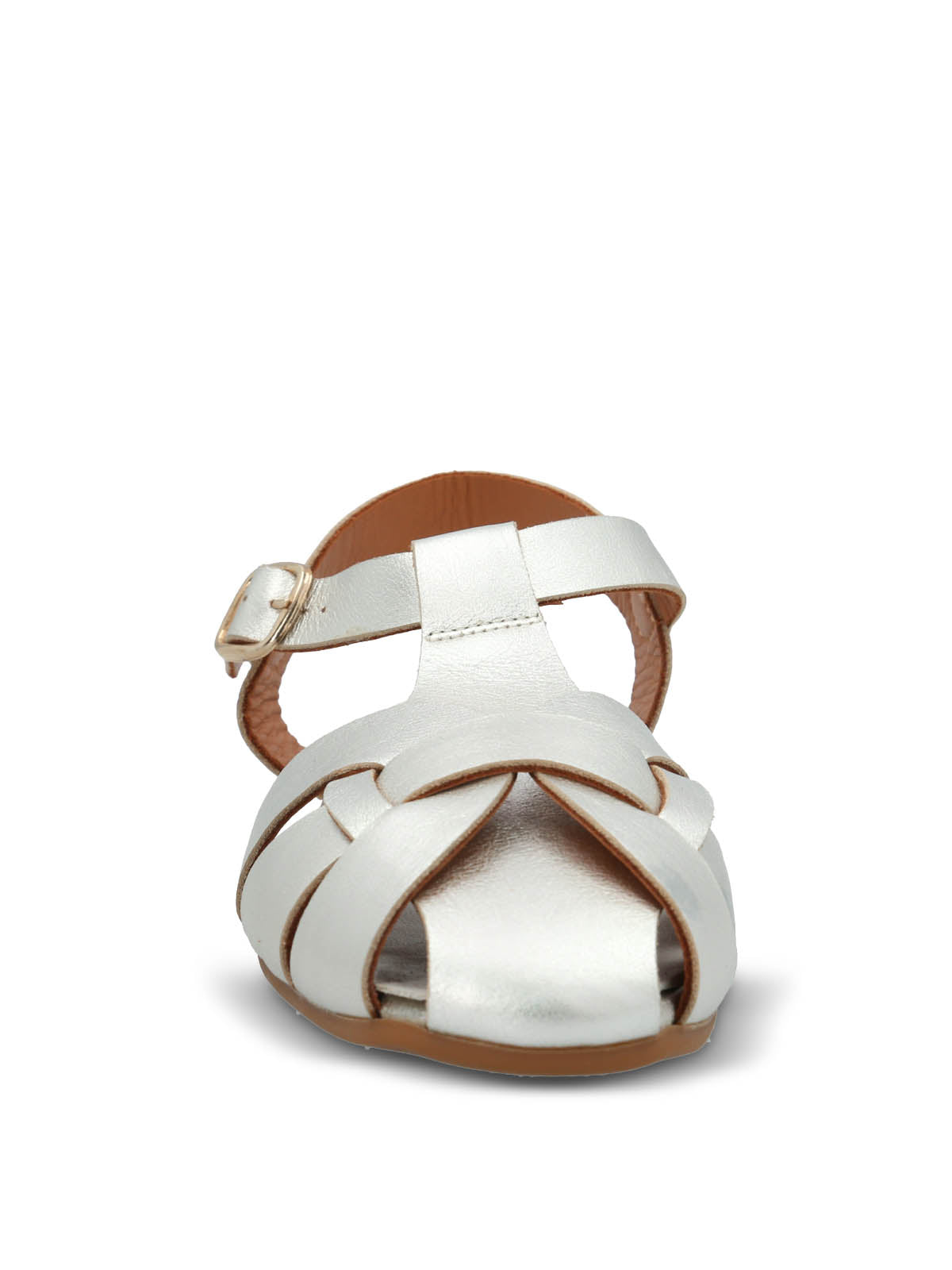 Sandalia Cuero Mujer Testana Metalizada Hush Puppies | Hush Puppies