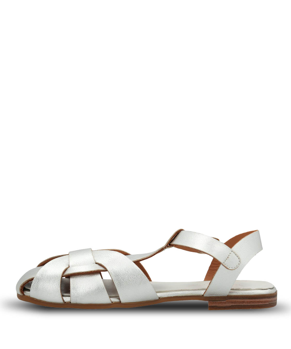 Sandalia Cuero Mujer Testana Metalizada Hush Puppies | Hush Puppies