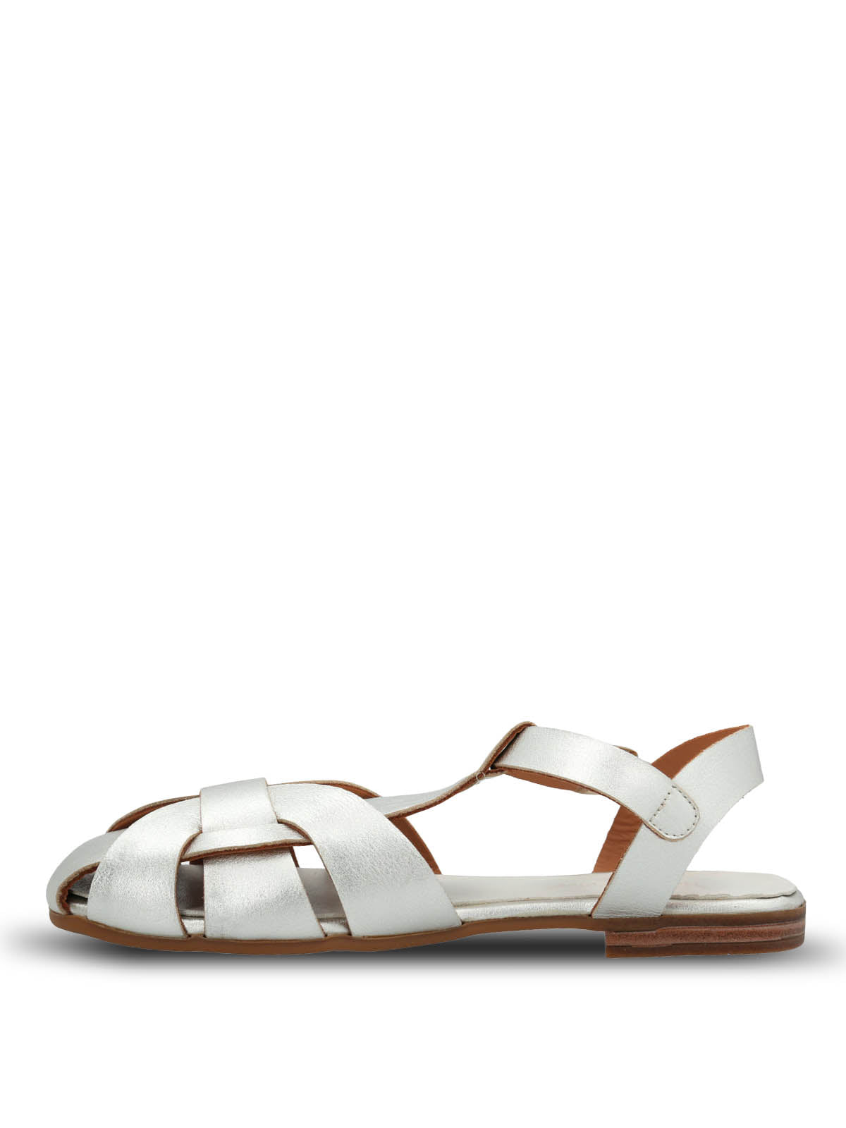 Sandalia Cuero Mujer Testana Metalizada Hush Puppies | Hush Puppies