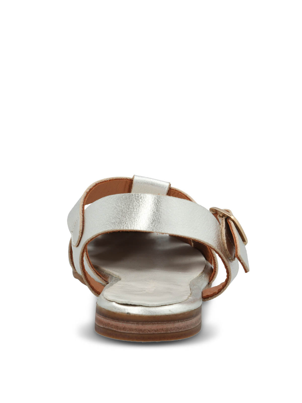 Sandalia Cuero Mujer Testana Metalizada Hush Puppies | Hush Puppies